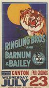 VARIOUS ARTISTS Ringling Bros and Barnum & Bailey. Two posters.